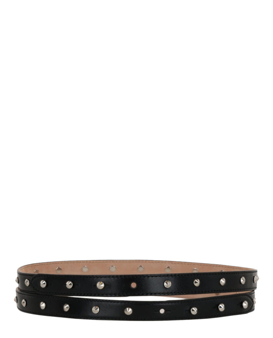 Alexander McQueen Womens Studded Double Belt
