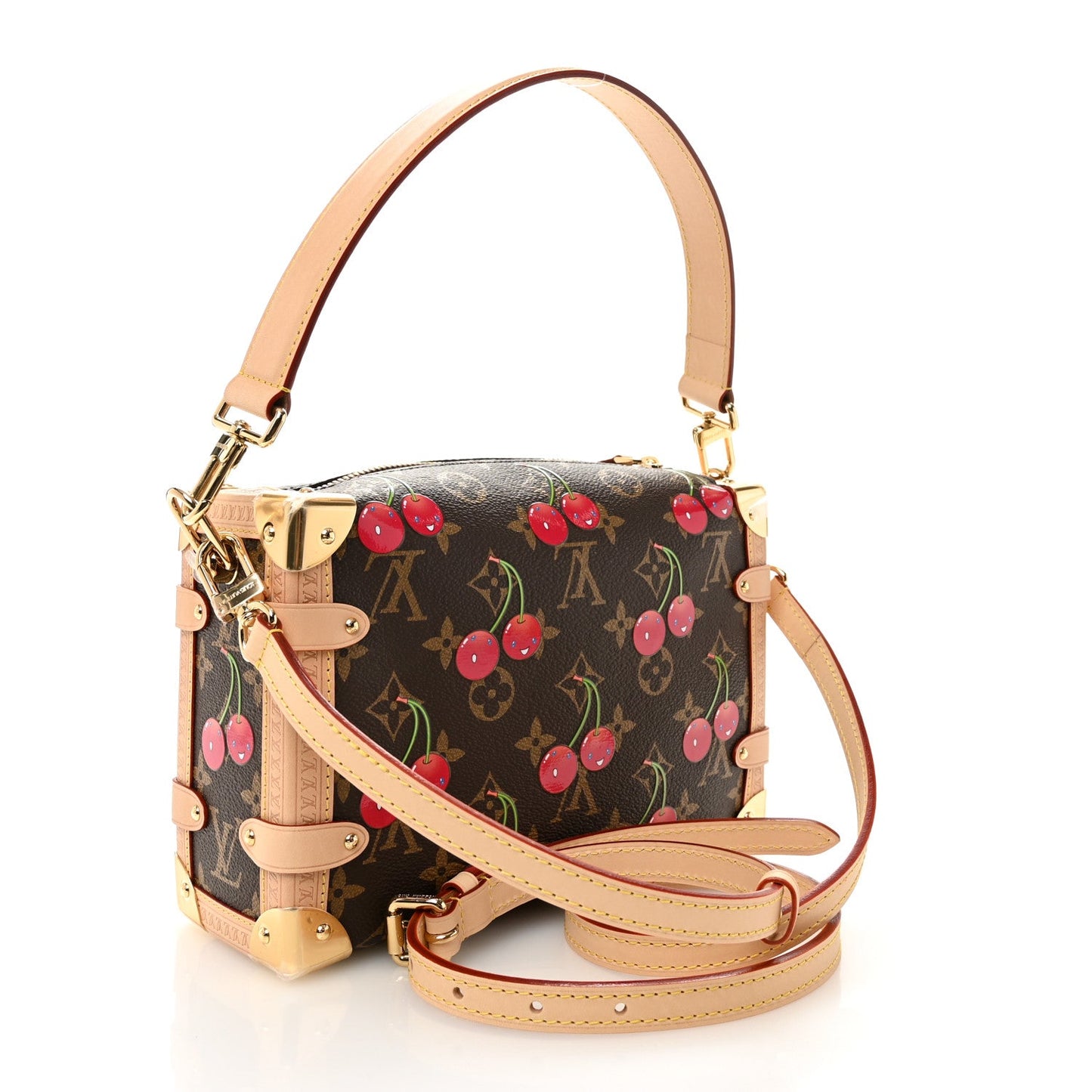 LV X TM Monogram Cerises Side Trunk MM
