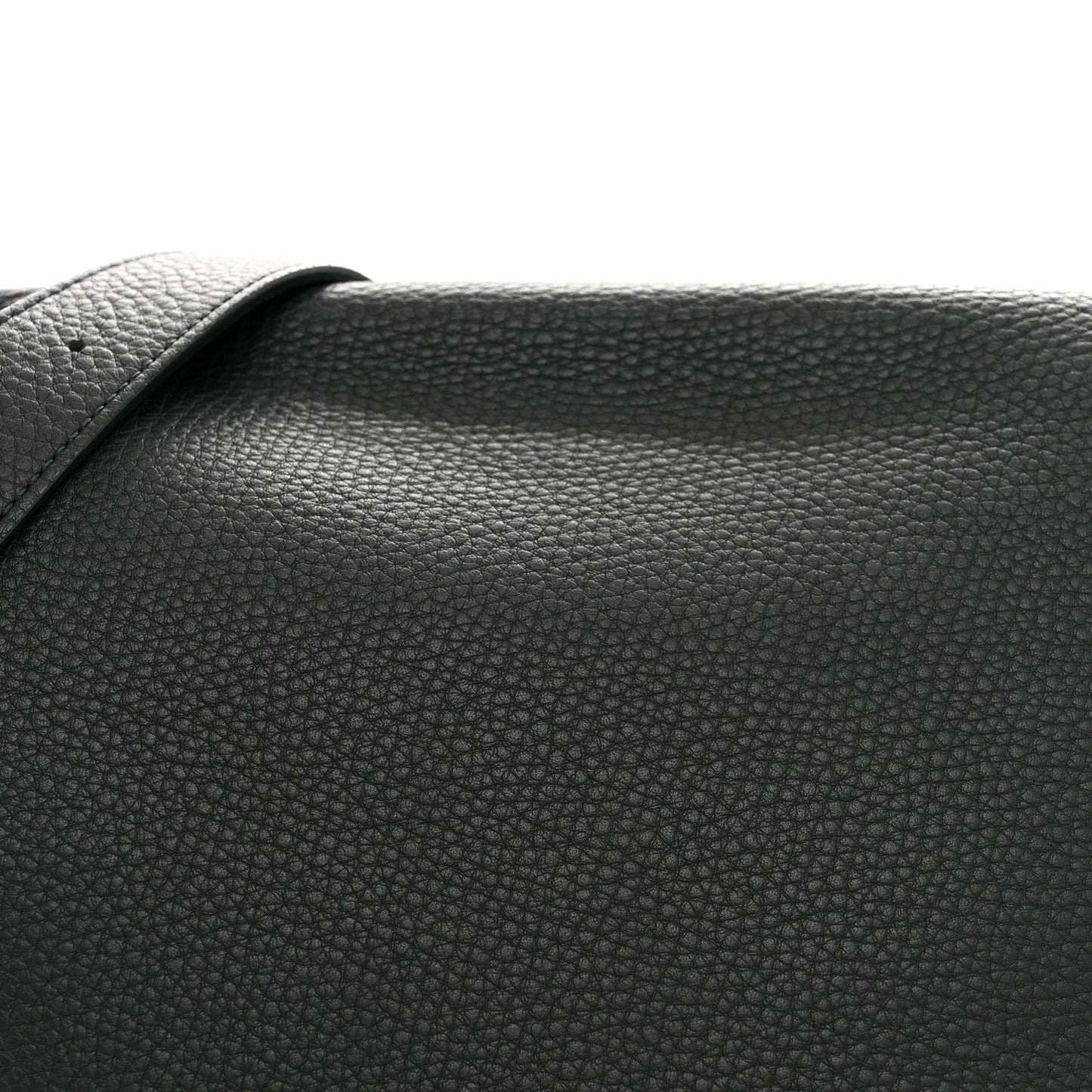 Calfskin Small Mail Bag Bottle Green