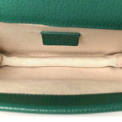 Calfskin Mini Dionysus Shoulder Bag Emerald