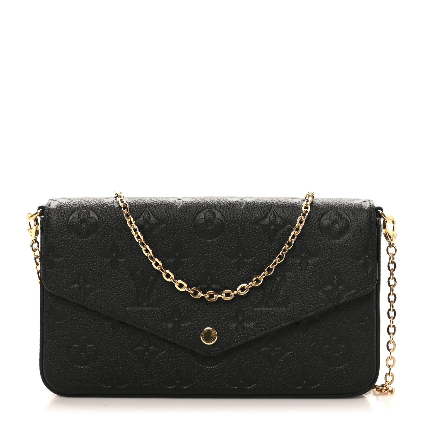 Empreinte Pochette Felicie Chain Wallet Black