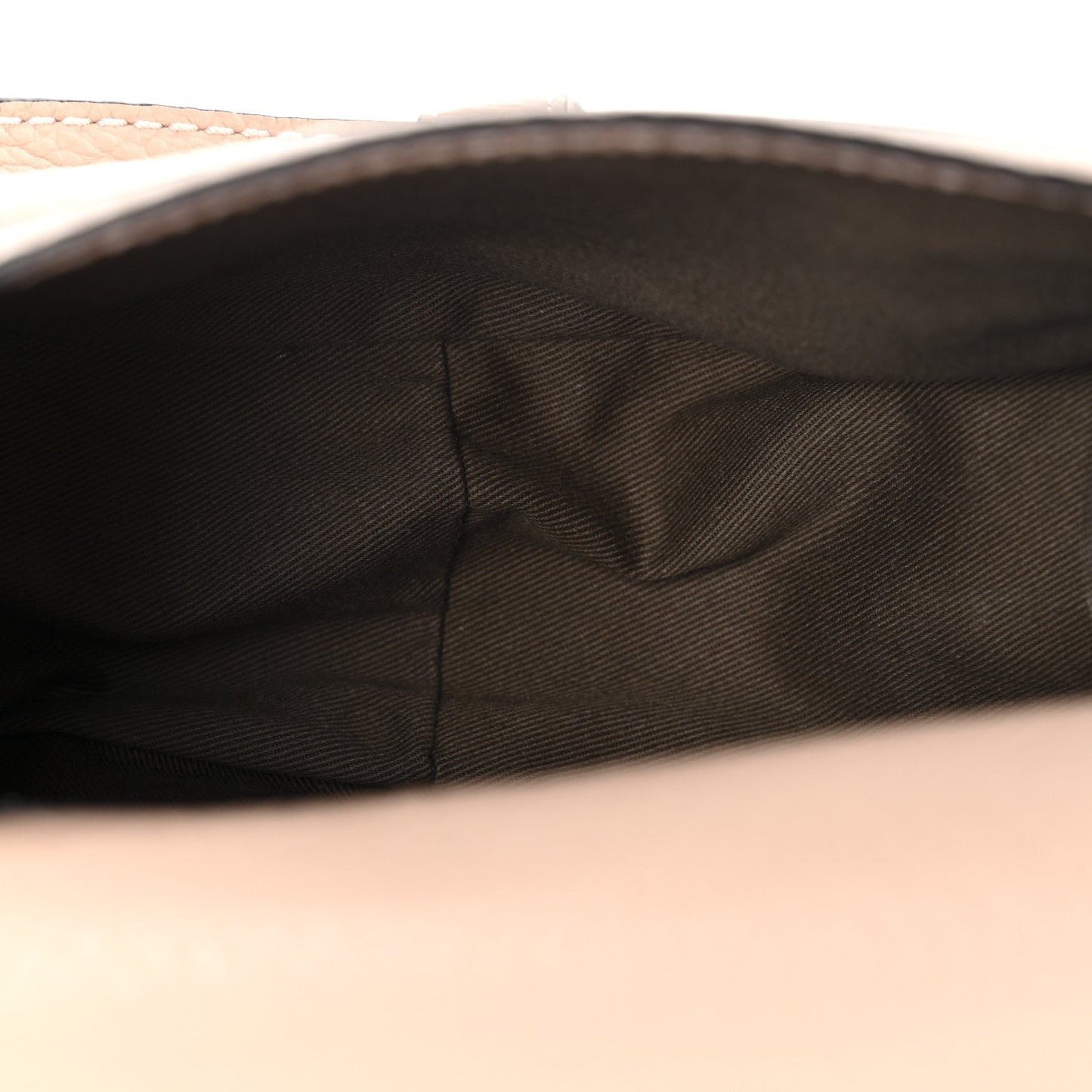 Grained Calfskin Small Marcie Saddle Bag Blossom Pink
