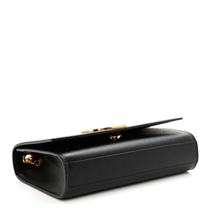 Grain De Poudre Small Monogram Kate Satchel Black