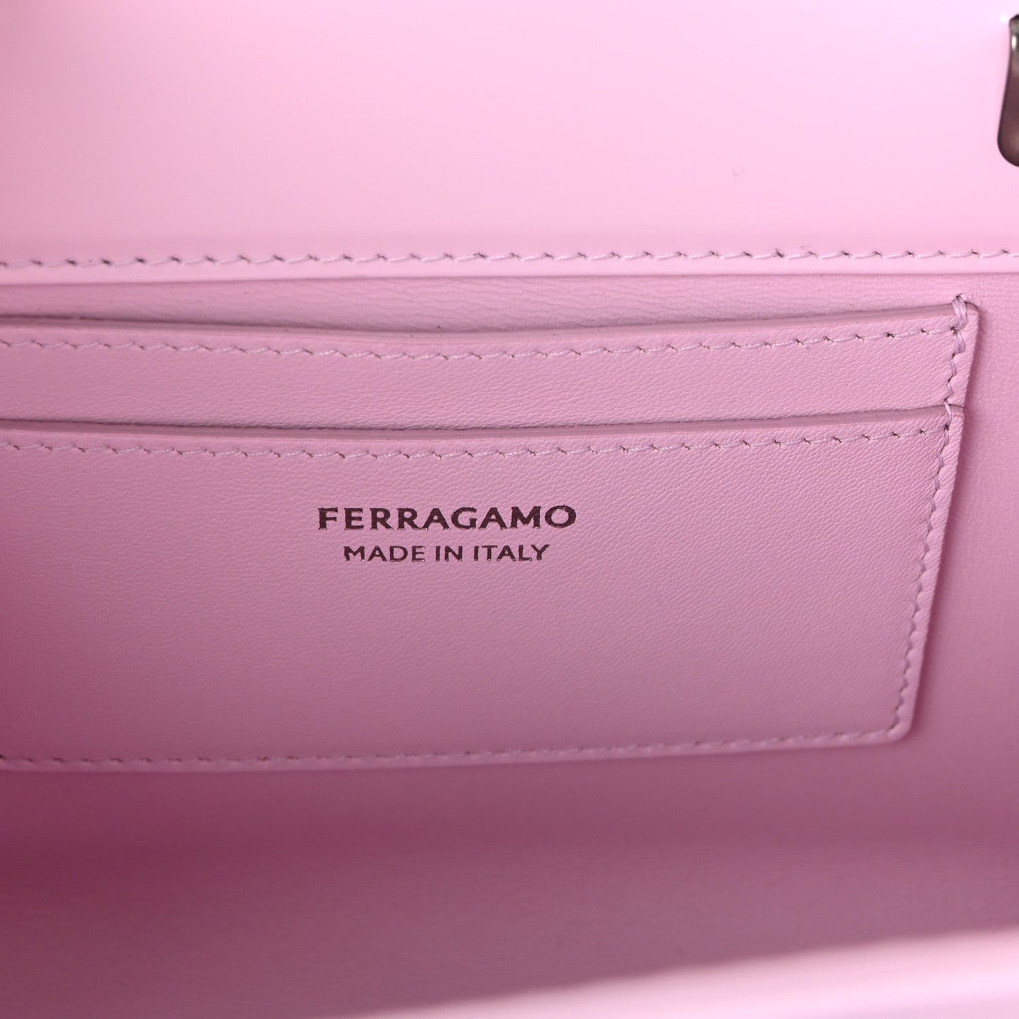 Brushed Calfskin Mini Wanda Top Handle Bag Bubble Gum