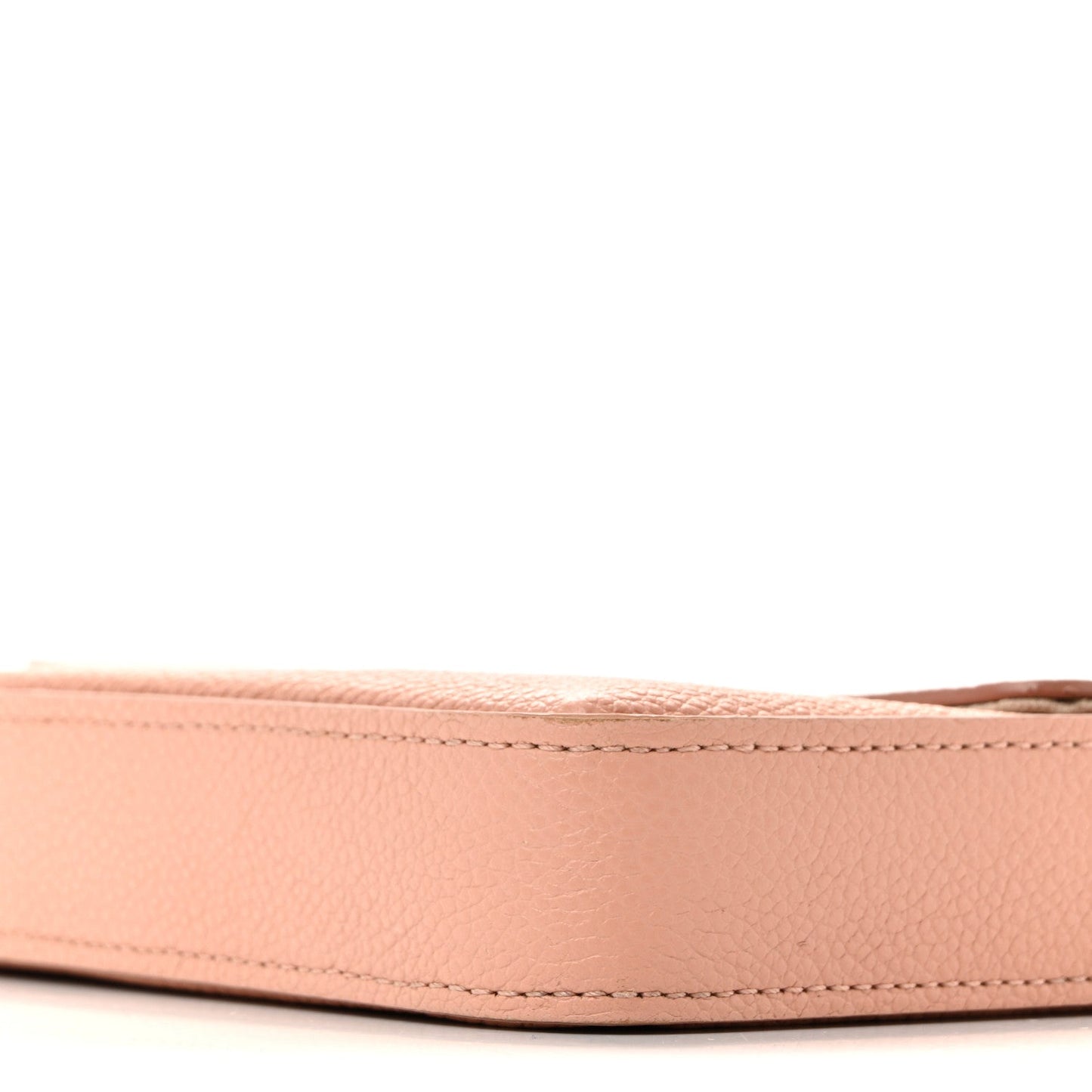 Empreinte Monogram Giant Felicie Pochette Chain Wallet Rose Trianon Creme