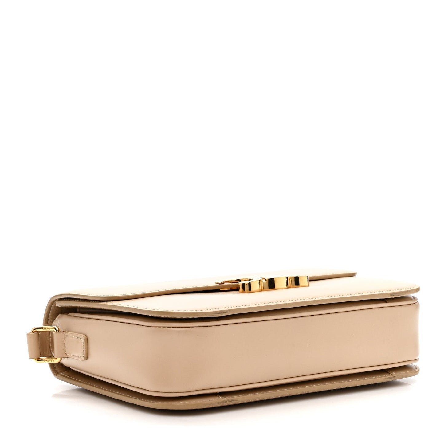 Shiny Calfskin Medium Triomphe Nude