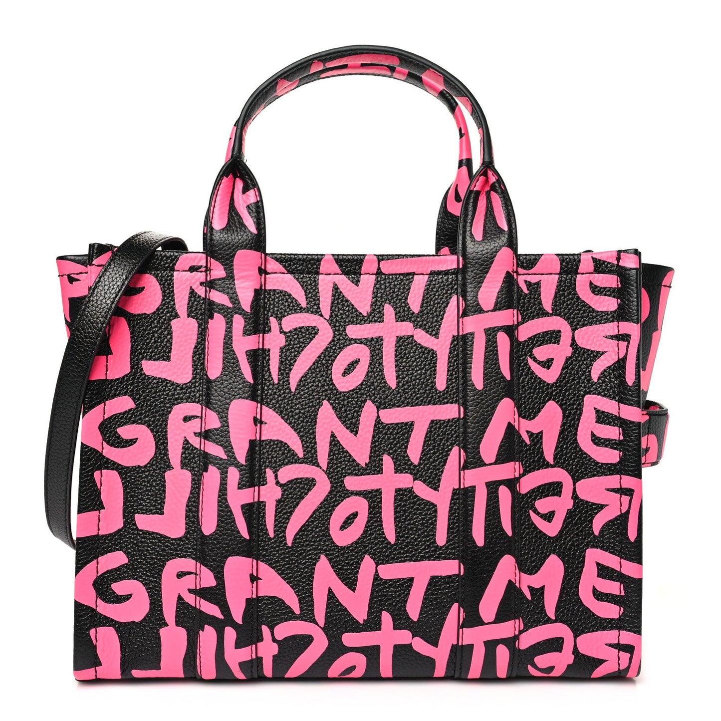 X STEPHEN SPROUSE Grained Calfskin Medium The Tote Bag Pink