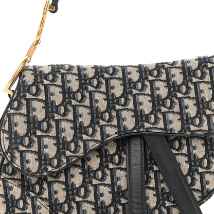 Oblique Saddle Bag Blue