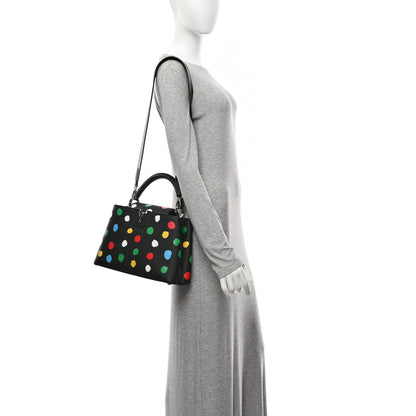 LV X YK Taurillon Capucine MM Black