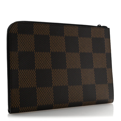 X NIGO Giant Damier Ebene Bear Pochette Jour GM