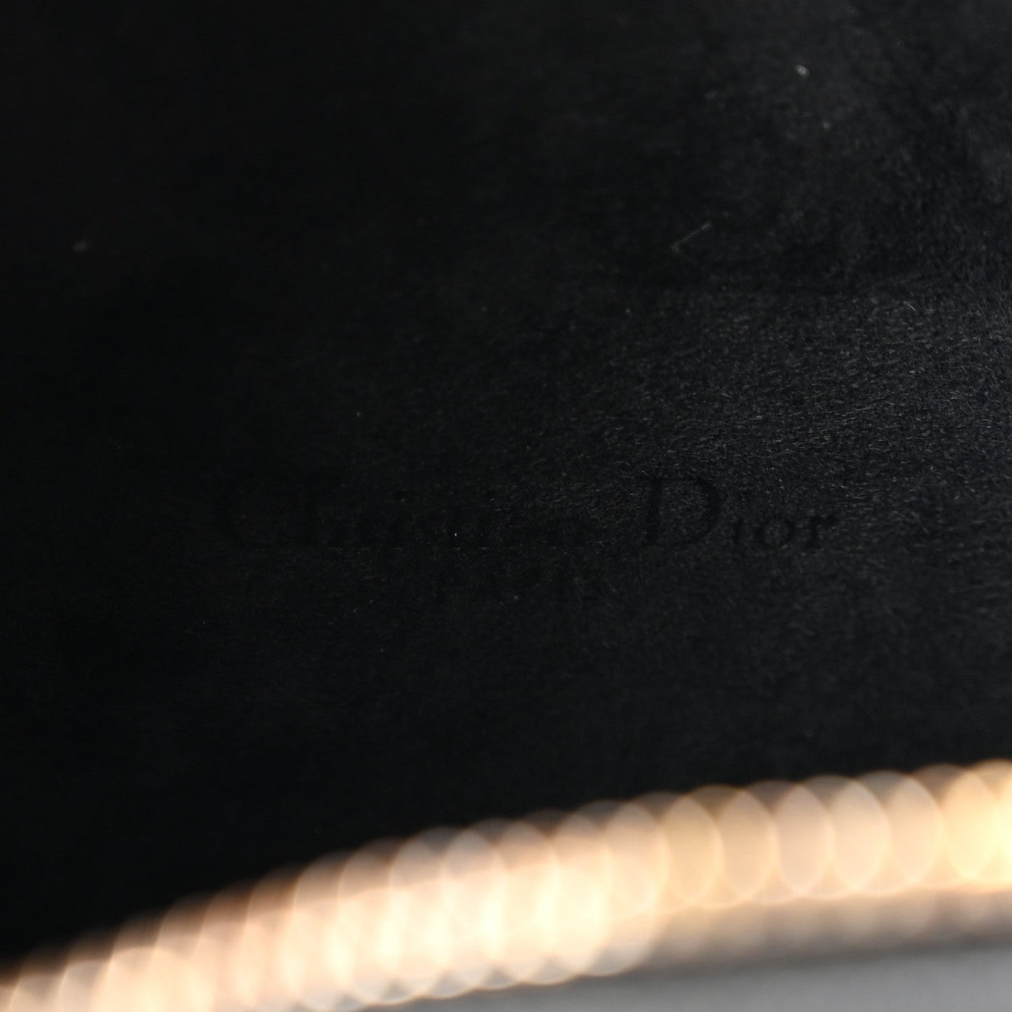 Grained Calfskin Caro Double Pouch Black
