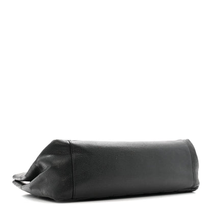 Caviar Quilted Grand Shopping Tote GST Black