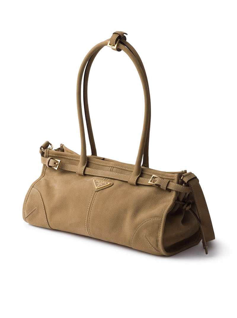 Prada Women Bonnie Medium Handbag In Nubuck Leather