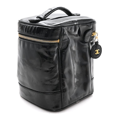 Patent Timeless Vanity Cosmetic Case Black