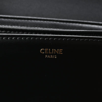 Shiny Calfskin Medium Triomphe Black