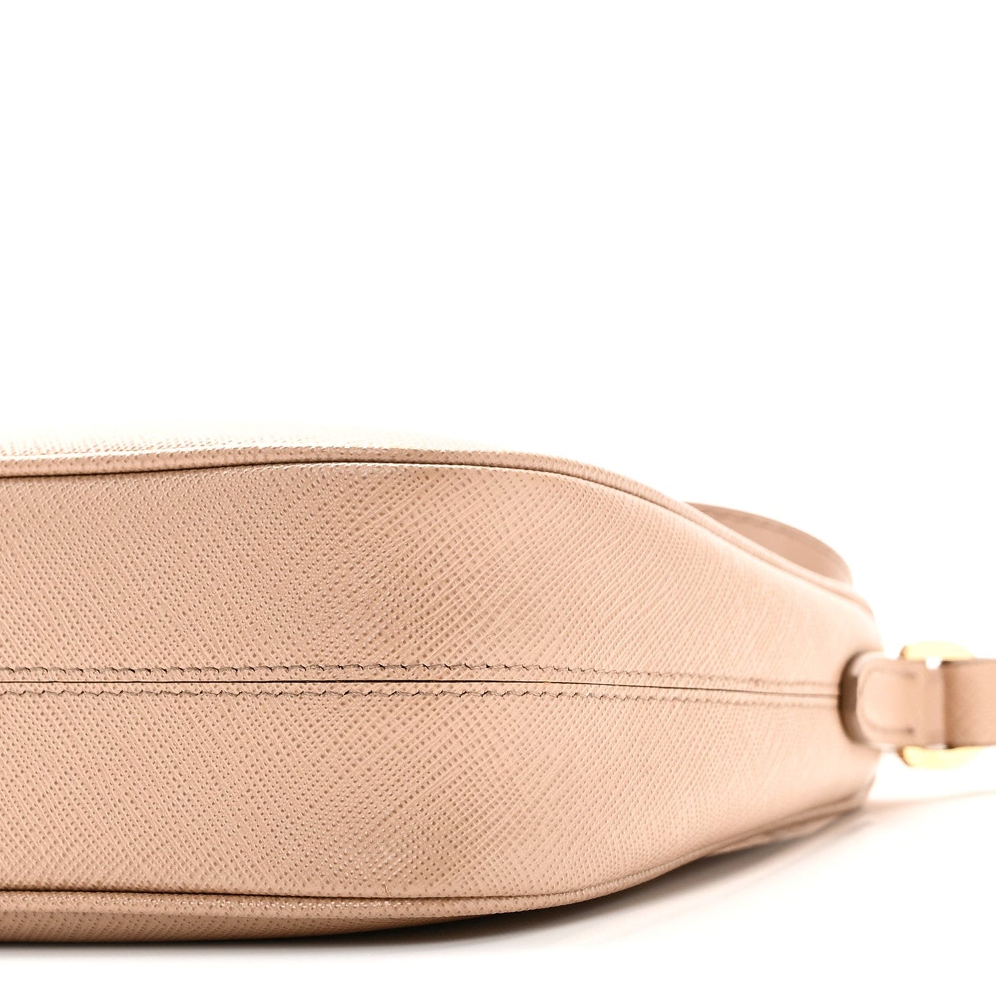Saffiano Lux Re-Edition Mini Shoulder Bag Cammeo