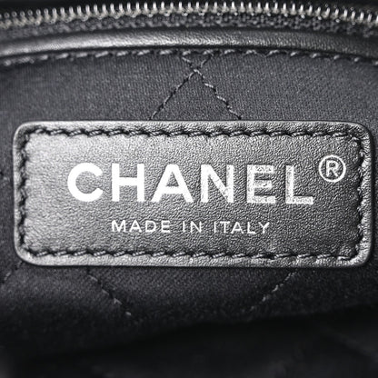 Tweed Patchwork Quilted Small Chanel 22 Black Pink White