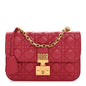 Lambskin Cannage Large Dioraddict Flap Red