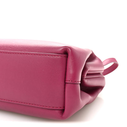 Calfskin Small The Point Triangle Bag Cinnabar