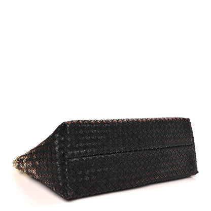 Nappa Intrecciato PVC Medium Cabat Black