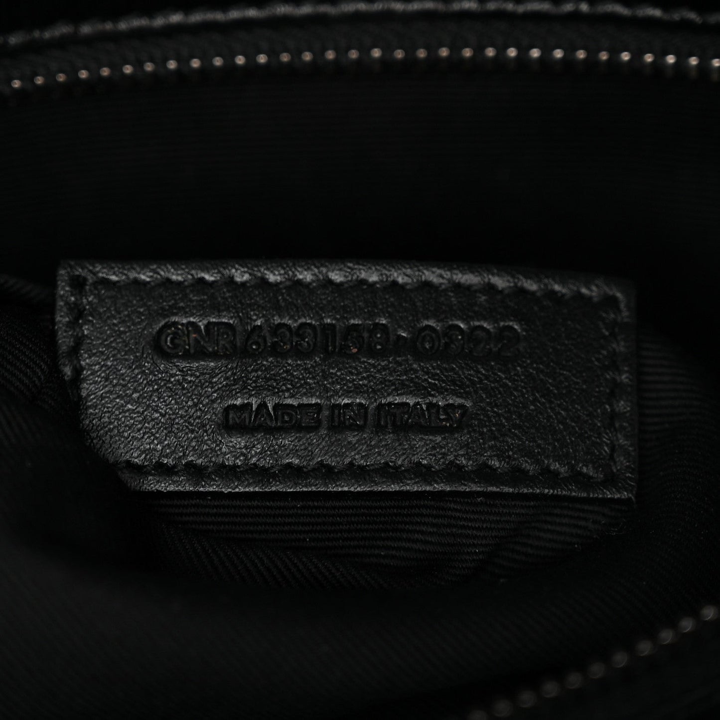 Crinkled Calfskin Matelasse Monogram Medium Niki Chain Satchel Black