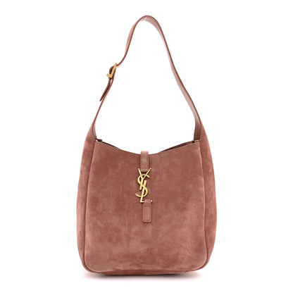 Suede Calfskin Small Le 5 A 7 Soft Hobo Barley Pink