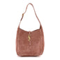 Suede Calfskin Small Le 5 A 7 Soft Hobo Barley Pink