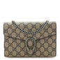 GG Supreme Monogram Mini Dionysus Chain Wallet Beige Taupe