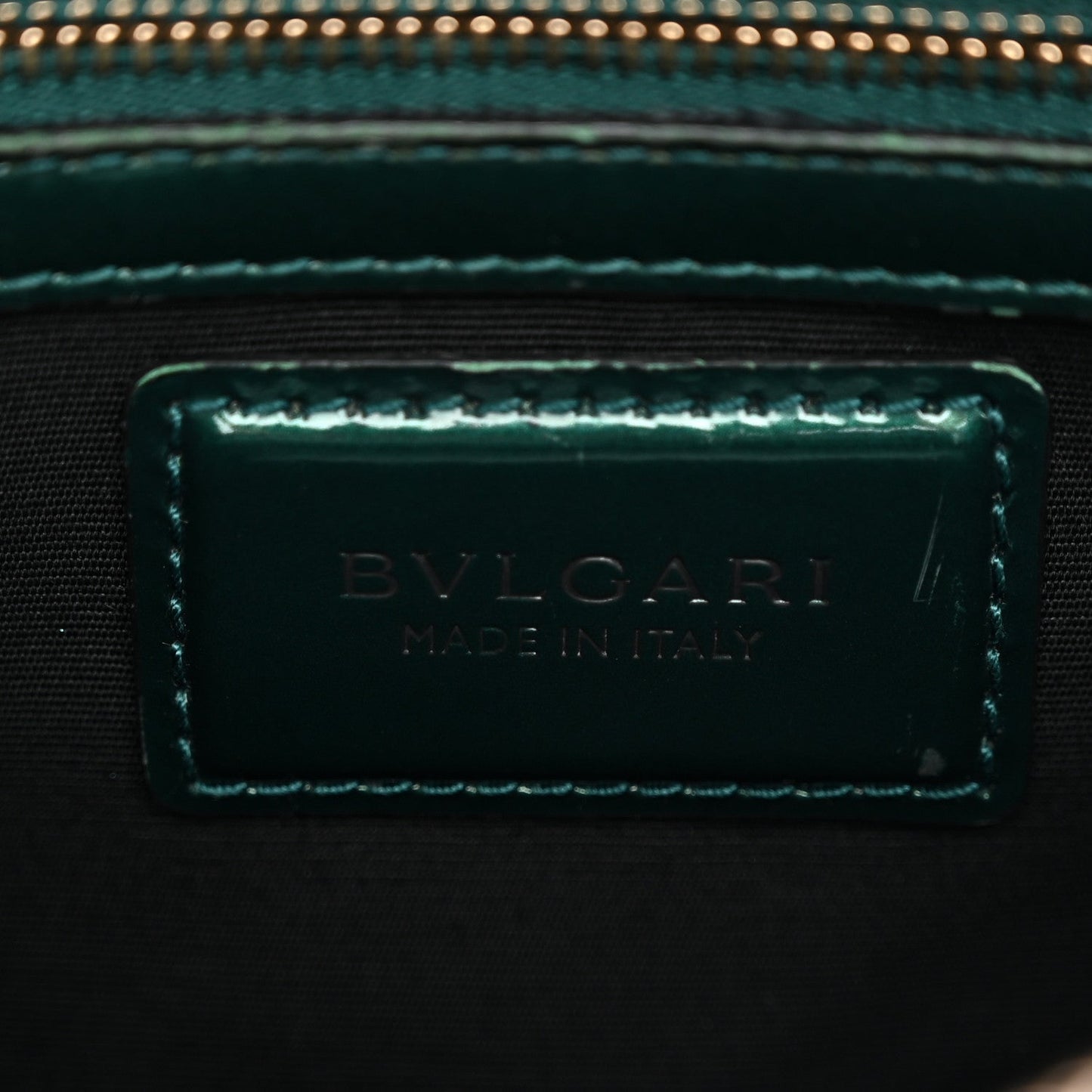 Iridescent Calfskin Serpenti Forever Shoulder Bag Emerald Green