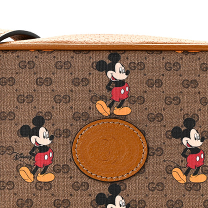 X DISNEY Mini Vintage GG Supreme Monogram Mickey Mouse Shoulder Bag  Beige Vintage Sun Oil