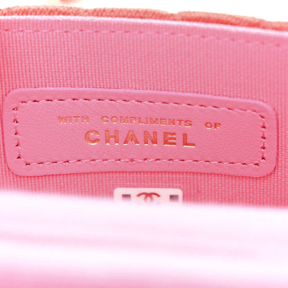 Jersey Quilted Micro Mini Flap Red