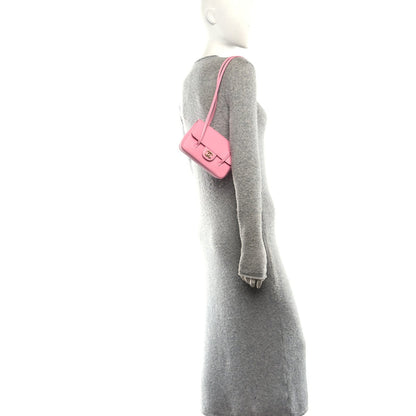 Shiny Caviar Mini Preppy Coco Shoulder Bag Rose