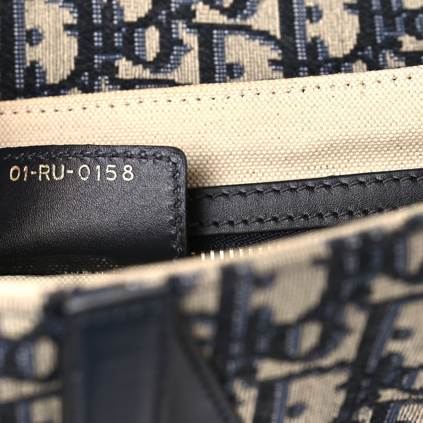 Oblique Saddle Bag Blue