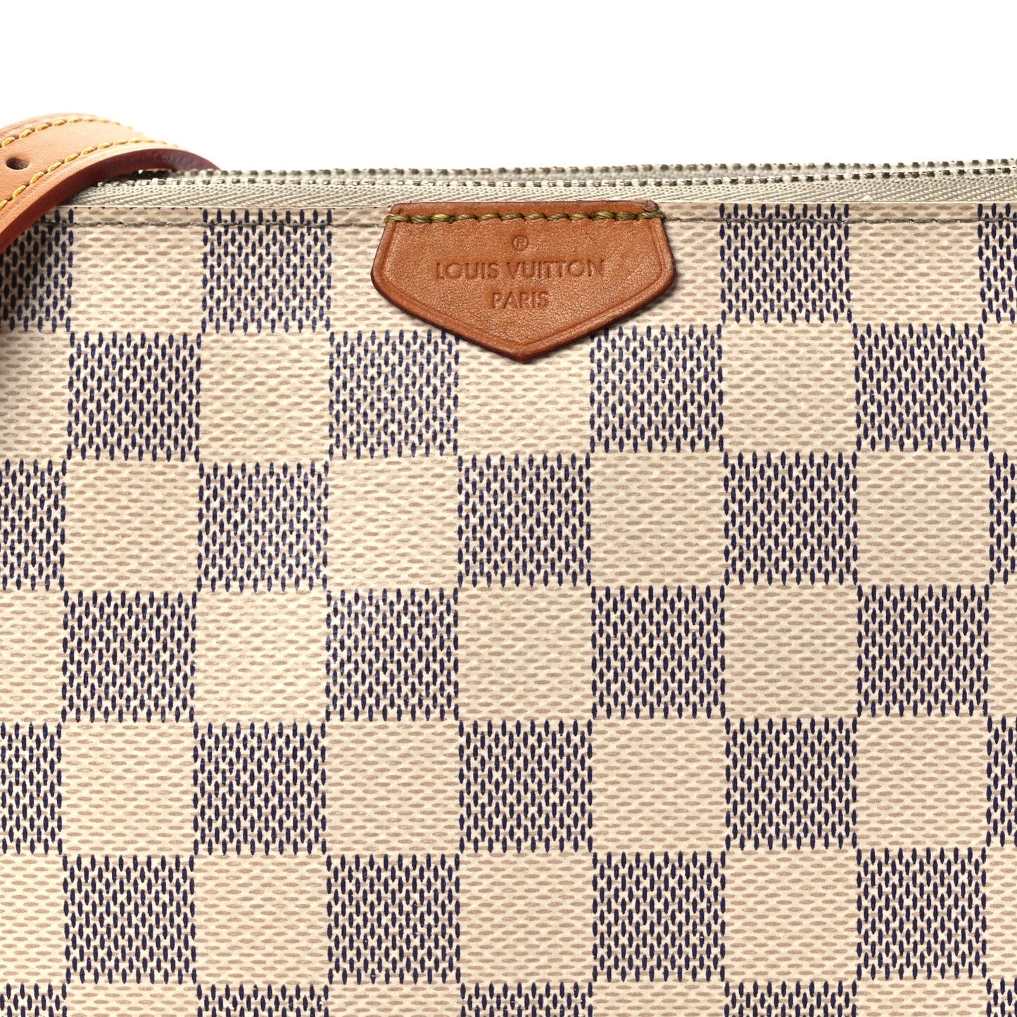 Damier Azur Double Zip Pochette