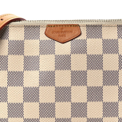 Damier Azur Double Zip Pochette