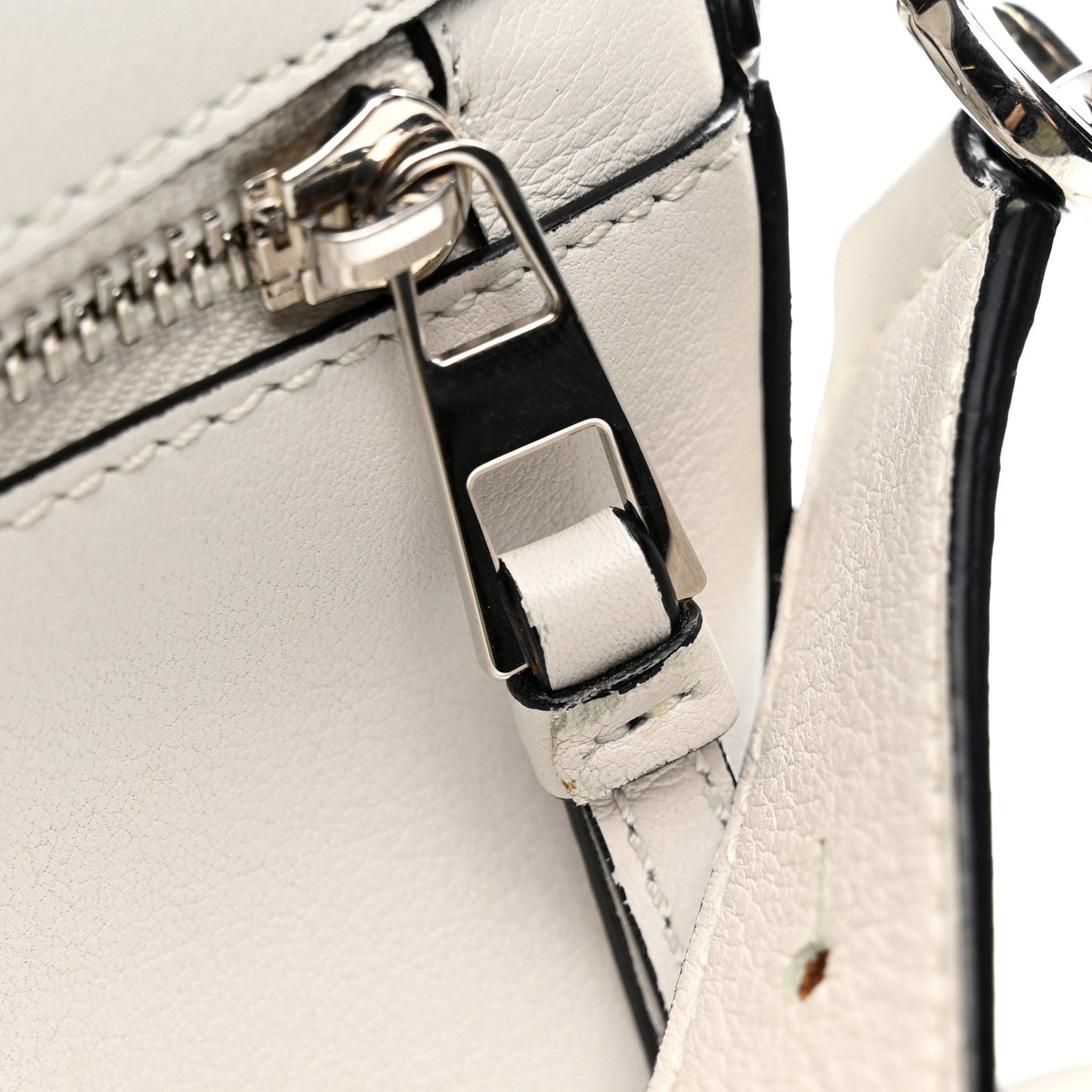 Calfskin Small Puzzle Bag White