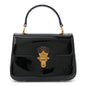 Patent Calfskin Monogram Cherrywood PM Black