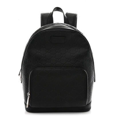 Guccissima Signature Small Day Backpack Black