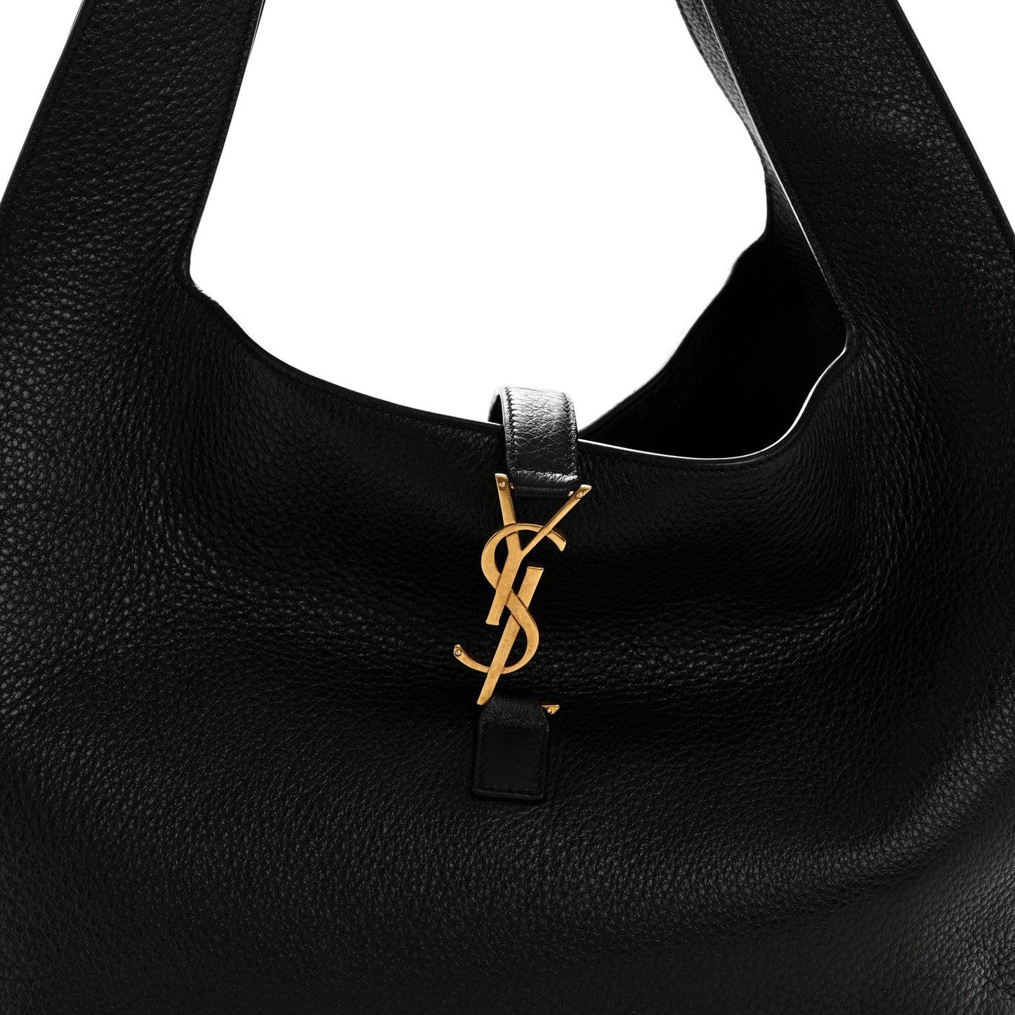 Grained Deerskin Bea Tote Black
