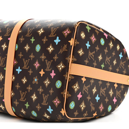 Monogram Craggy Keepall Bandouliere 50 Chocolate