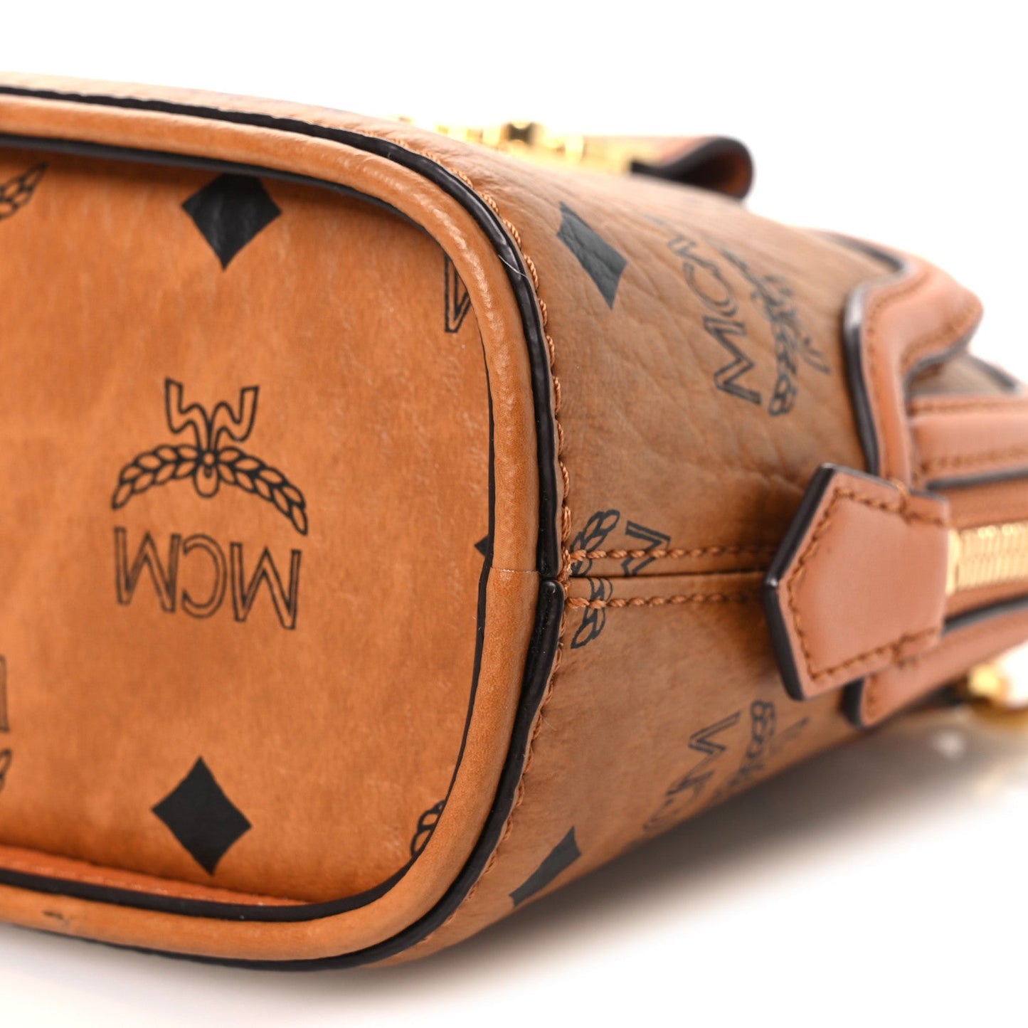 Visetos Mini Anna Crossbody Bag Cognac