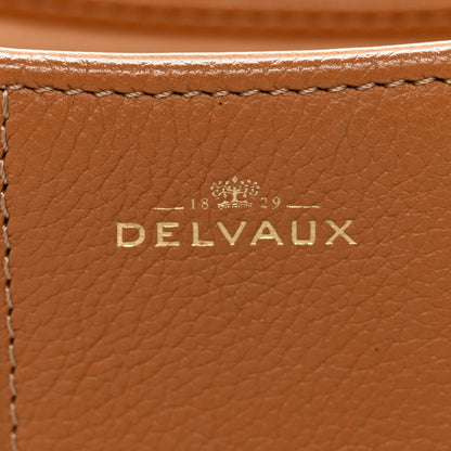 Grained Calfskin Mini Brillant Satchel Natural