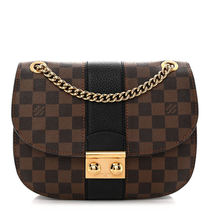 Damier Ebene Cuir Taurillon Wight Black