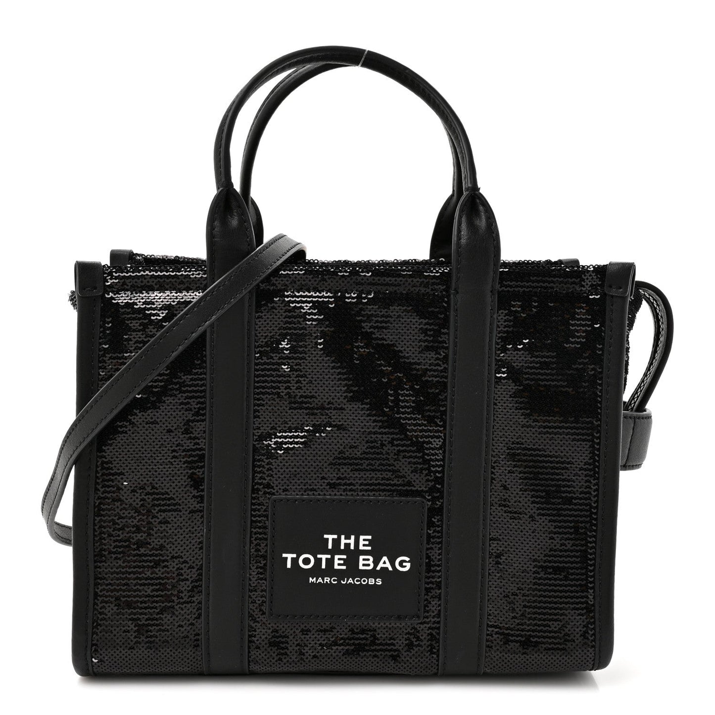 Sequin Small The Tote Bag Black