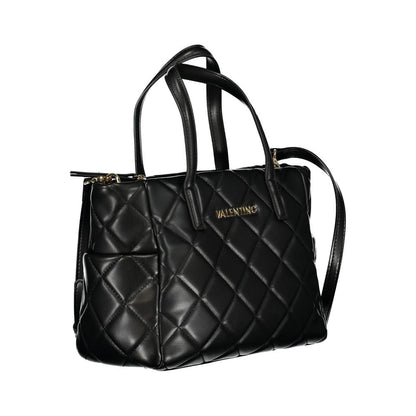 Mario Valentino Black Polyurethane Women's Women's Handbag