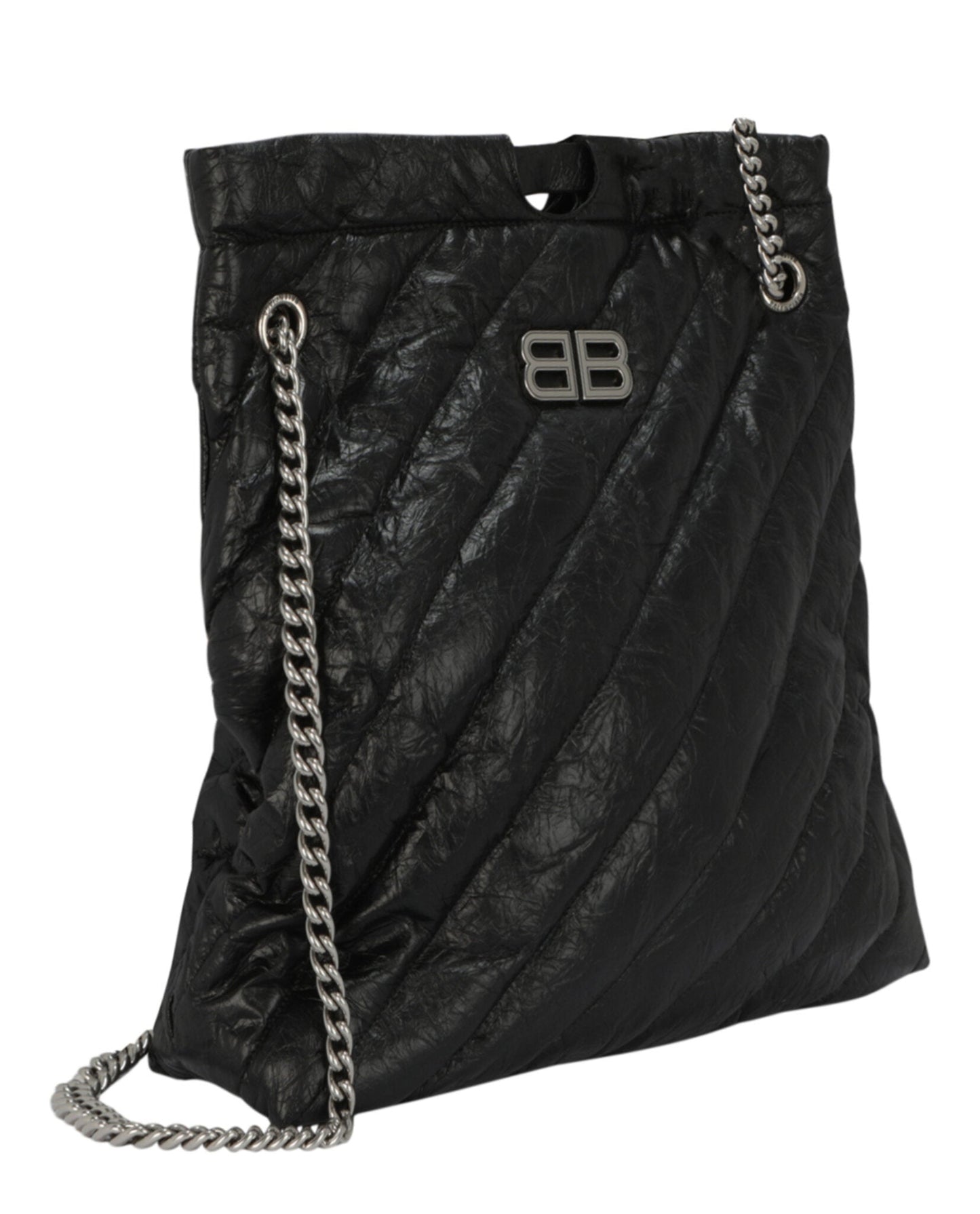Balenciaga Womens Crush Quilted Medium Tote