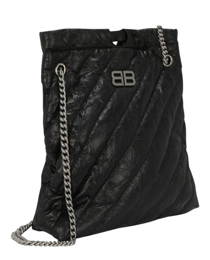 Balenciaga Womens Crush Quilted Medium Tote