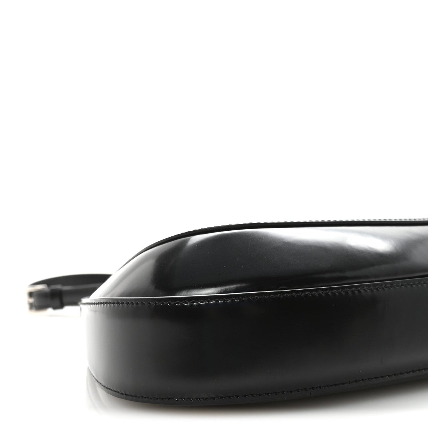 Spazzolato Cleo Adjustable Strap Shoulder Bag  Black