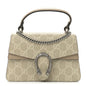 GG Supreme Monogram Mini Dionysus Top Handle Bag Beige Mystic White Oatmeal