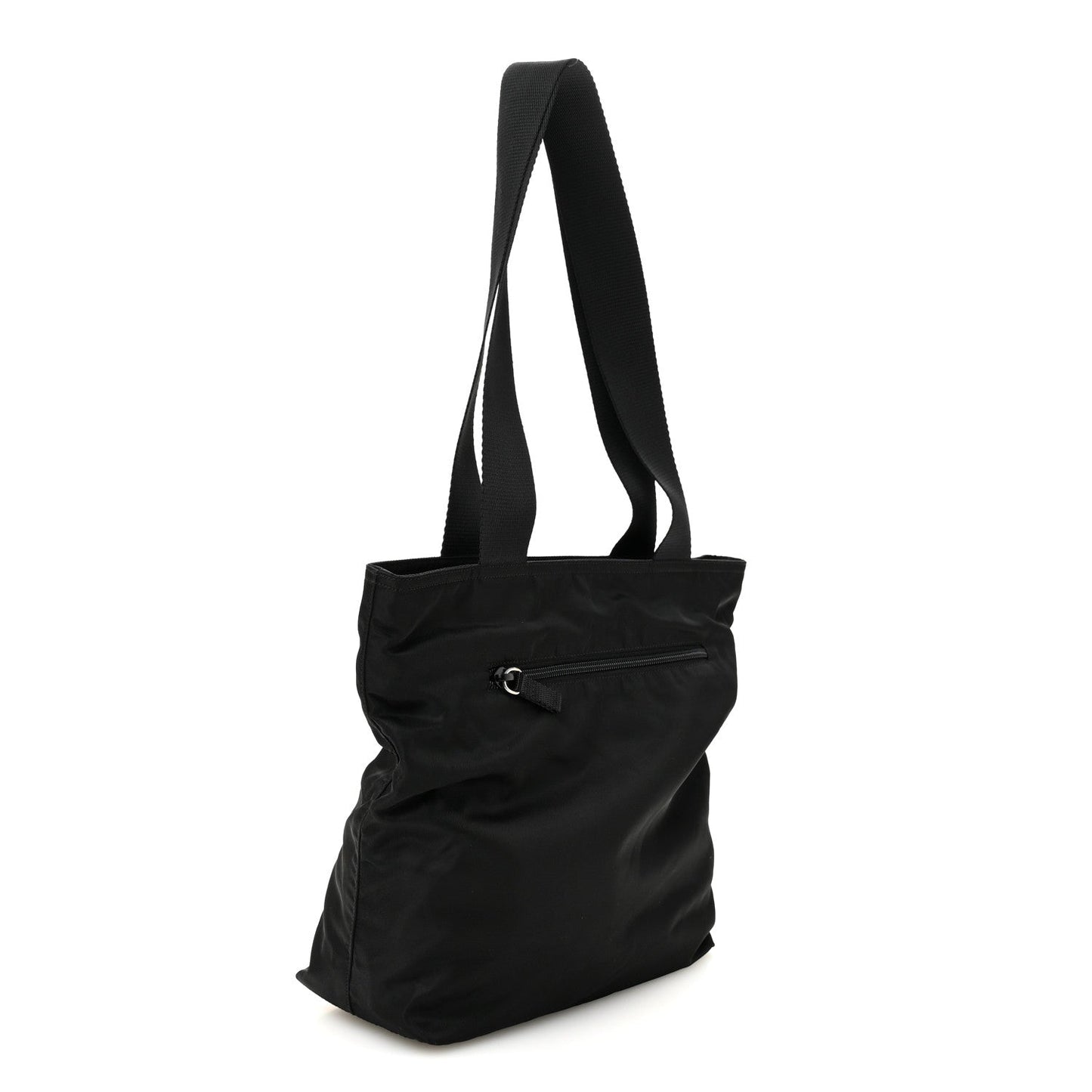 Tessuto Nylon Shopping Tote Black